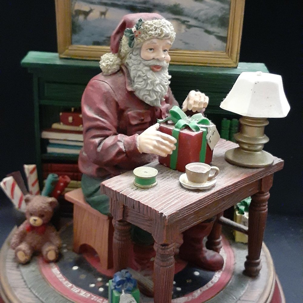 Thomas Kinkade The Hope of Christmas Santa